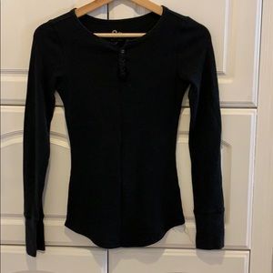Black Long Sleeved Top